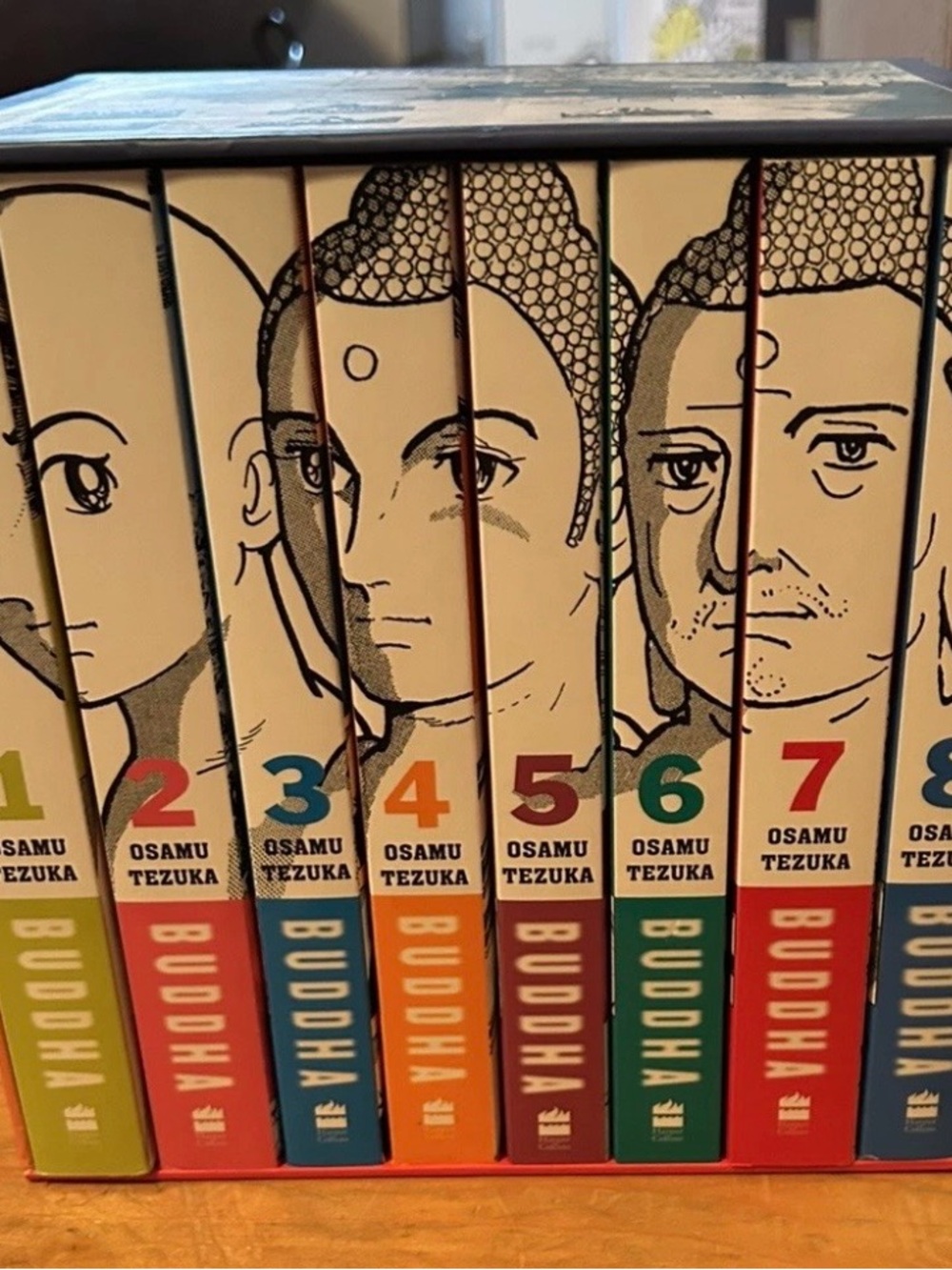 Buddha Vol.1-8 Graphic Novel Box Set Osama Tekuza English Version